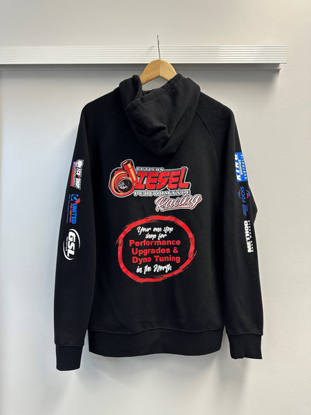 Cutlers Diesel Performance Racing Hooded Jumper with zip - Adult UNISEX