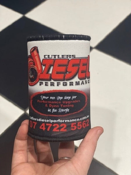 Cutlers Diesel Performance Branded Stubby Cooler